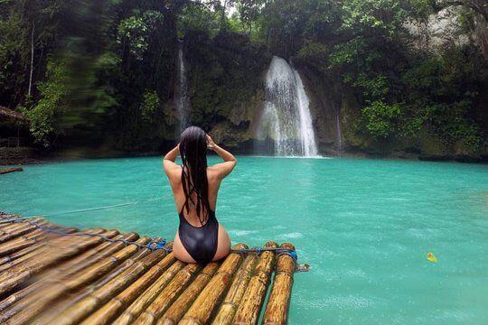 菲律宾旅游美景-kawasan瀑布