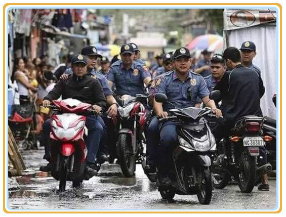 杜特尔特政绩-菲律宾警察执勤