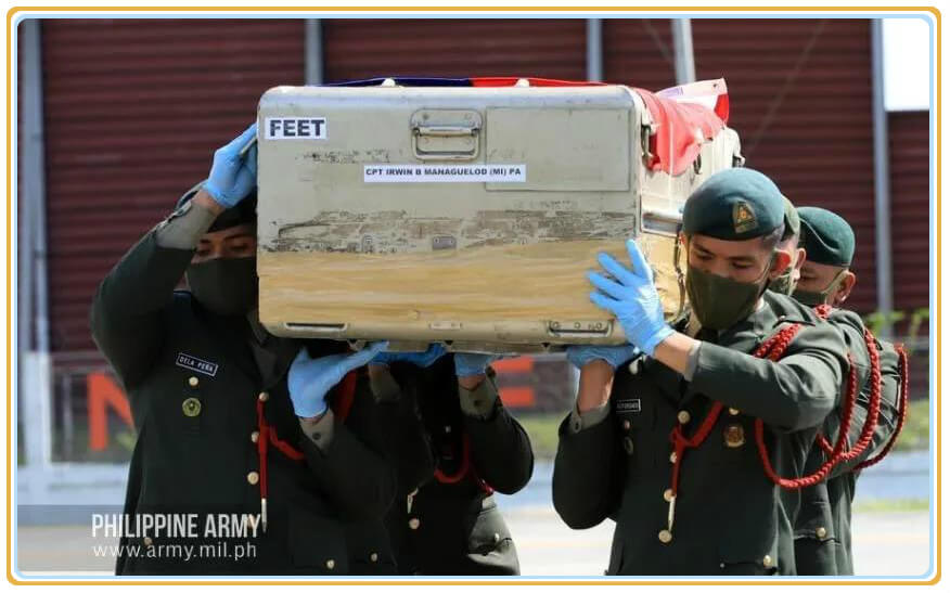 菲律宾军队与警察-陆军军官葬礼