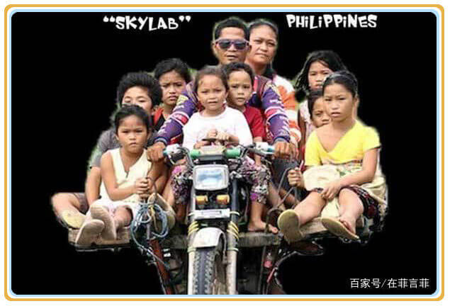 菲律宾的摩托车 ：超载