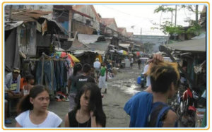 菲律宾马尼拉贫民窟