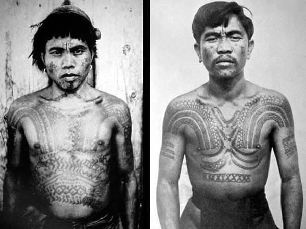 菲律宾猎头族纹身
